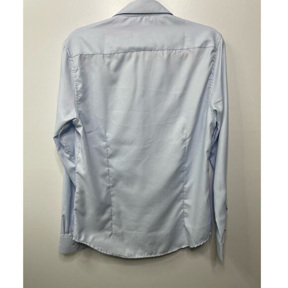 Denim & Flower by Ricky Singh Long Sleeve Button-Up Shirt Light Blue Mens Size S - Picture 4 of 10